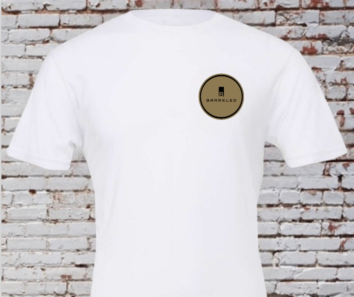 Barreled Left Chest Shirt - White