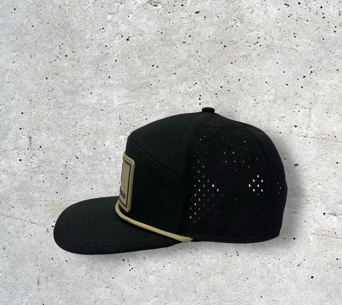 Logo SnapBack Rope Hat - Black