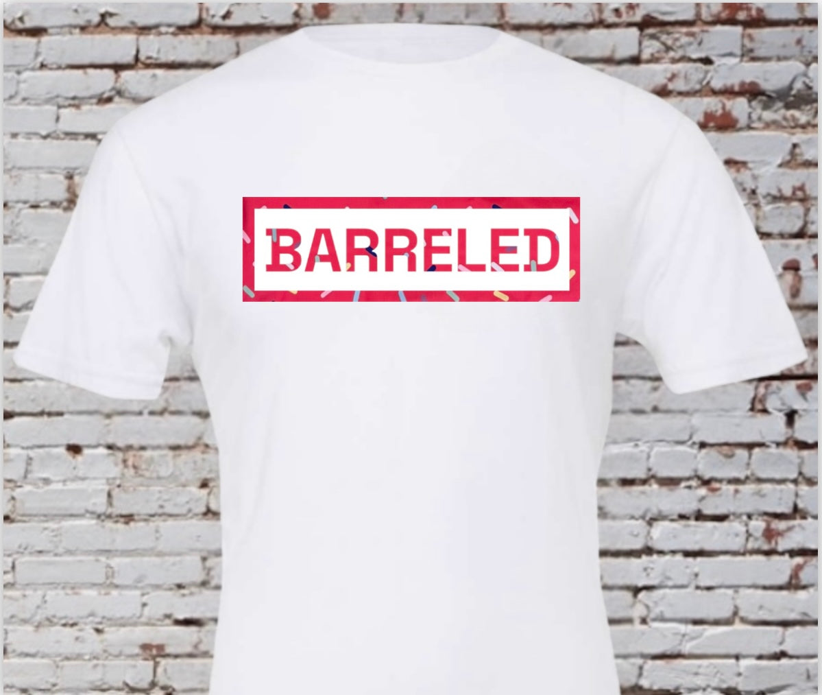 Donut Sprinkles shirt - White