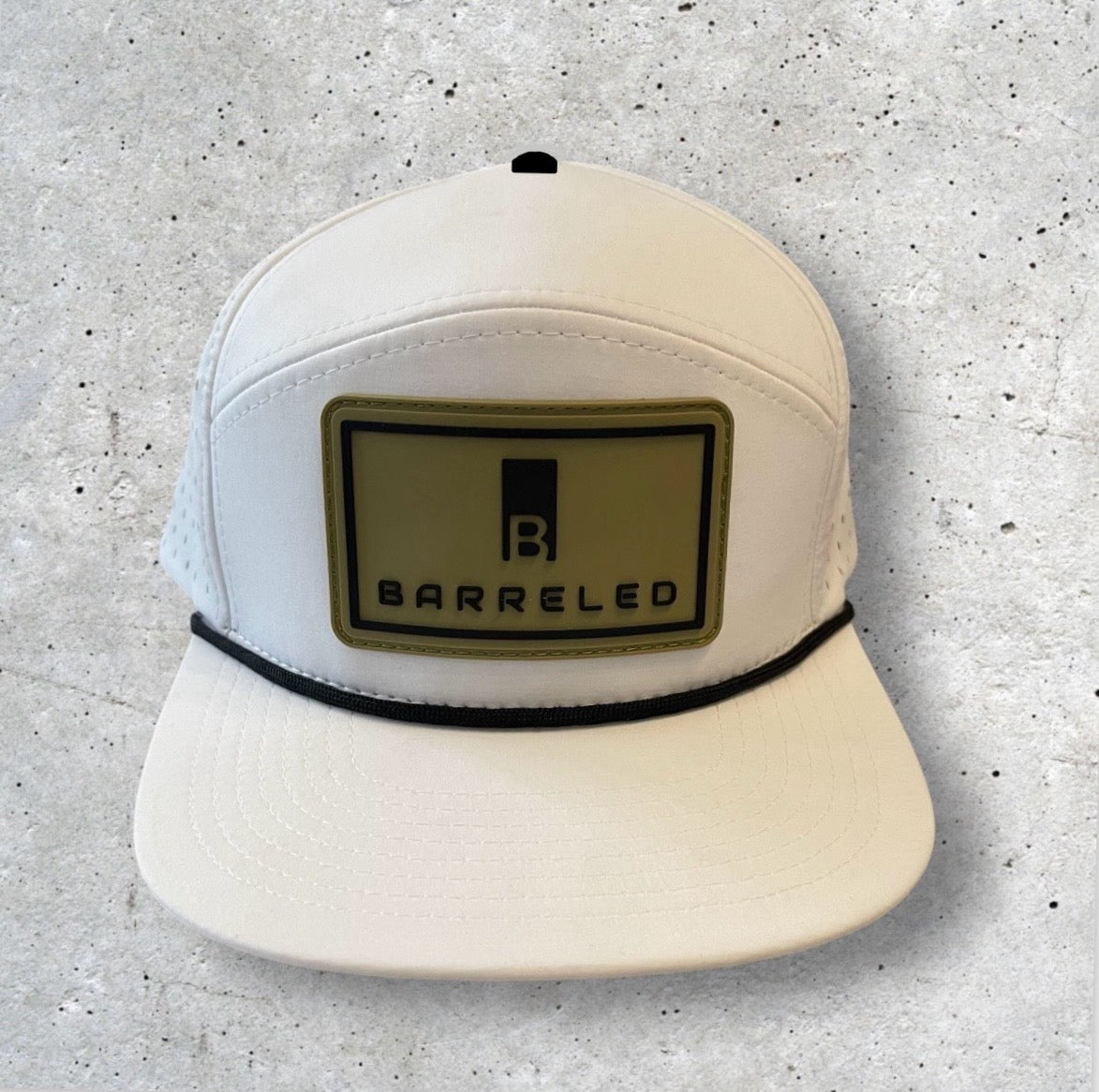 Logo SnapBack Rope Hat - White